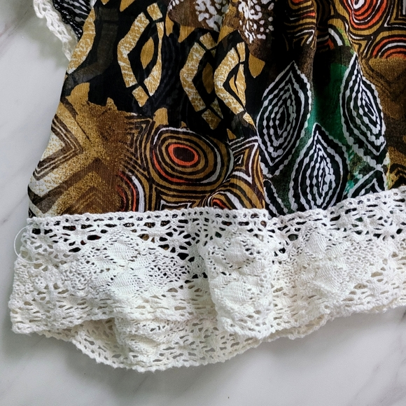 Earthy boho blouse - Picture 5 of 7